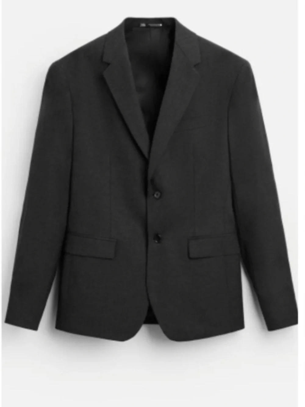 Zara Man NWT Comfort Suit wool blend blazer gray 5682/418